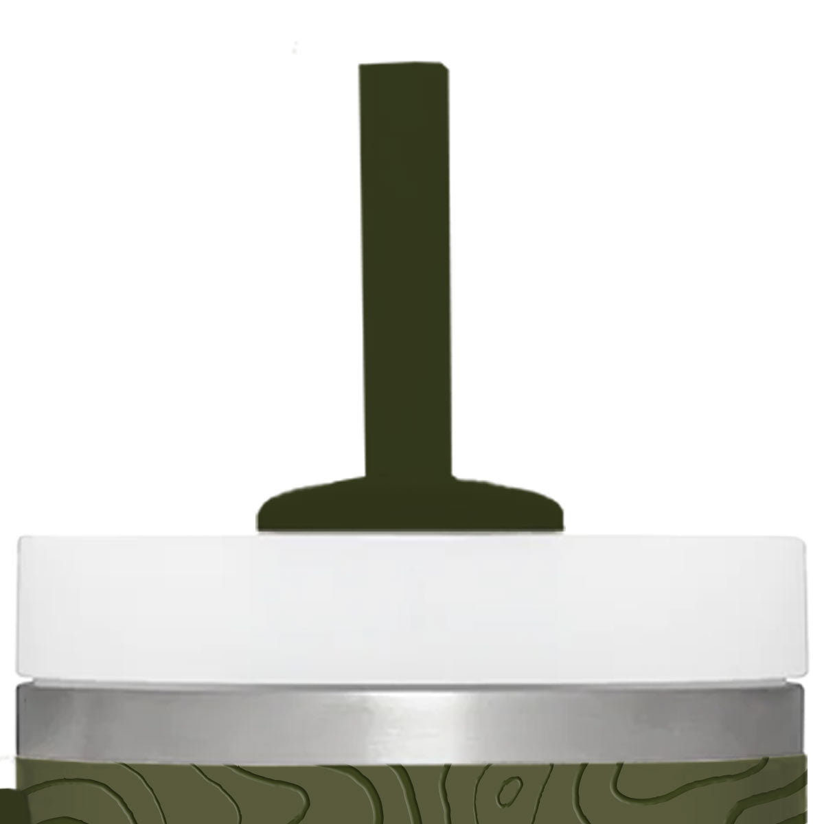 Kerusso 30oz Stainless Steel Mug with Straw The Lord Will Guide You