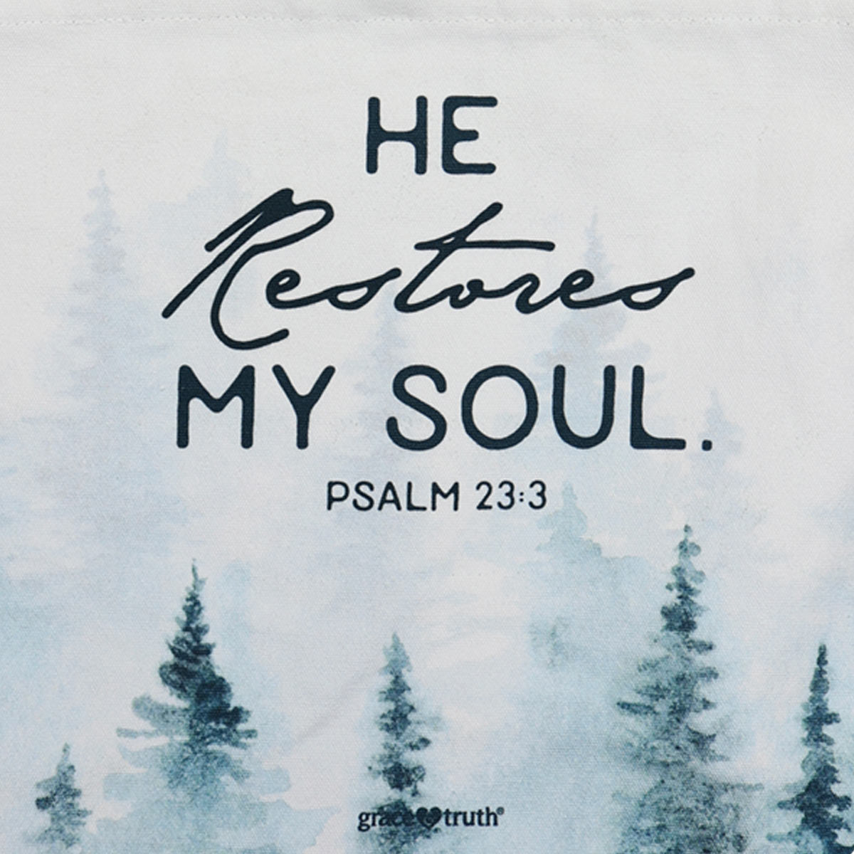 grace & truth Tote Bag - He Restores