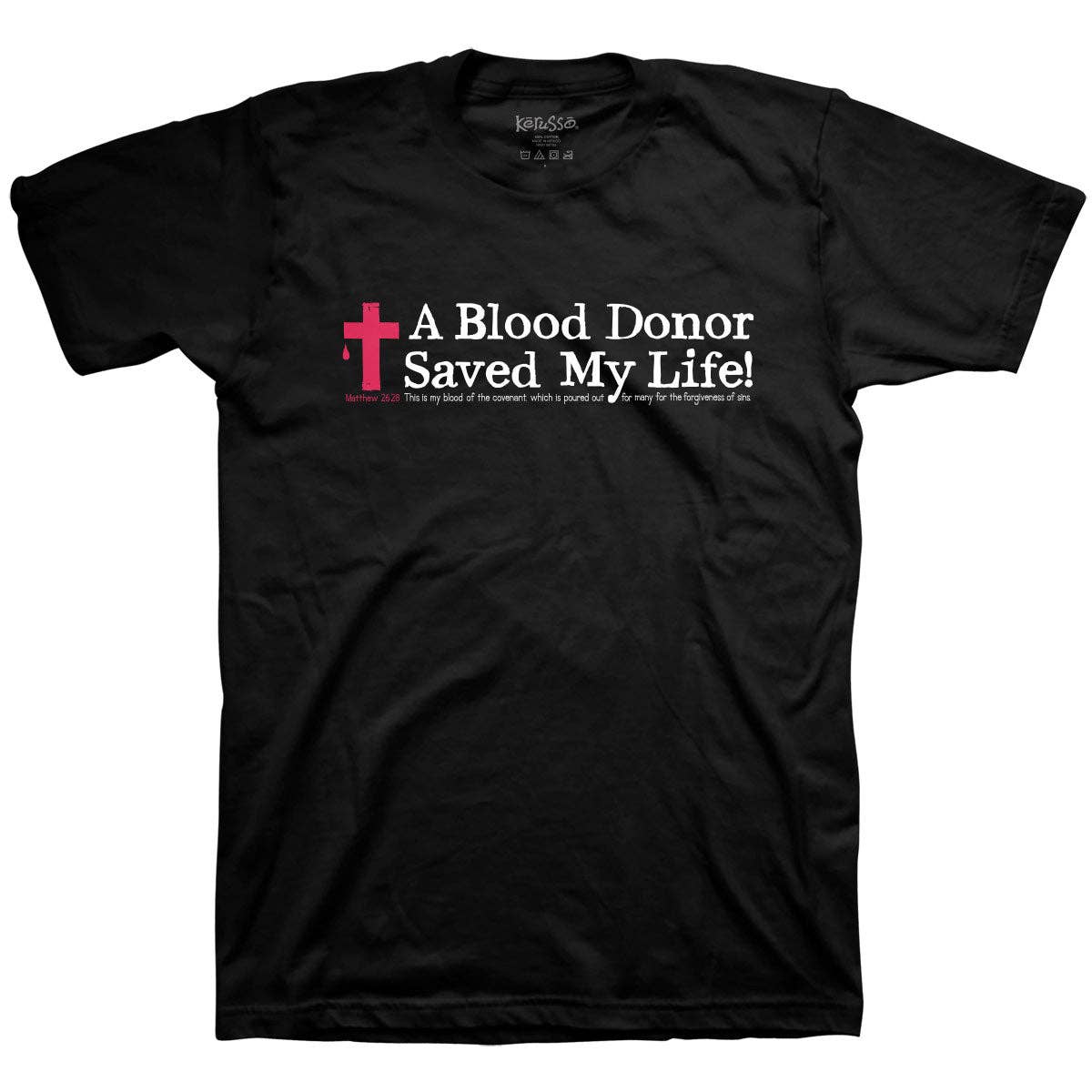 Kerusso Christian T-Shirt Blood Donor