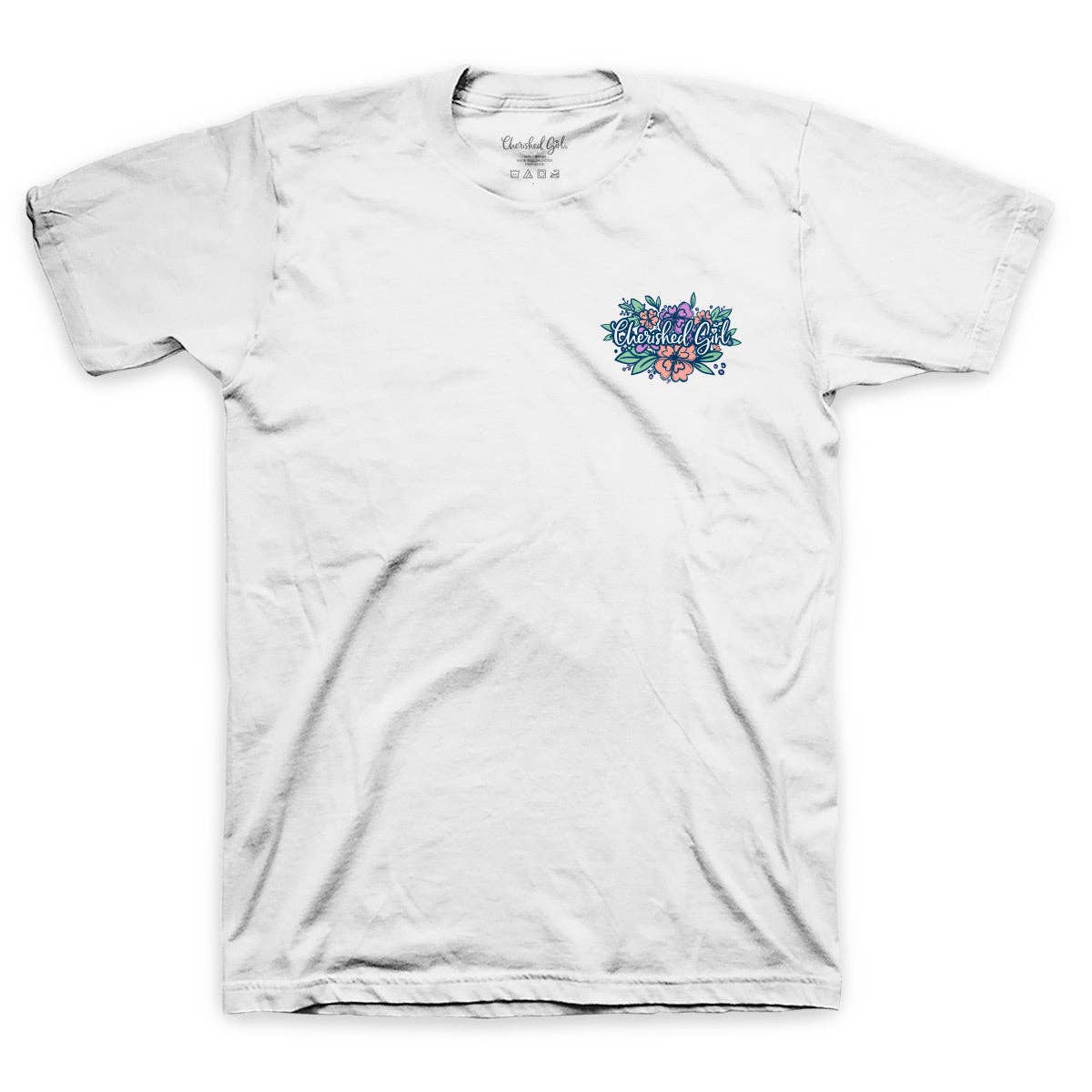 Cherished Girl Womens T-Shirt Live Justly