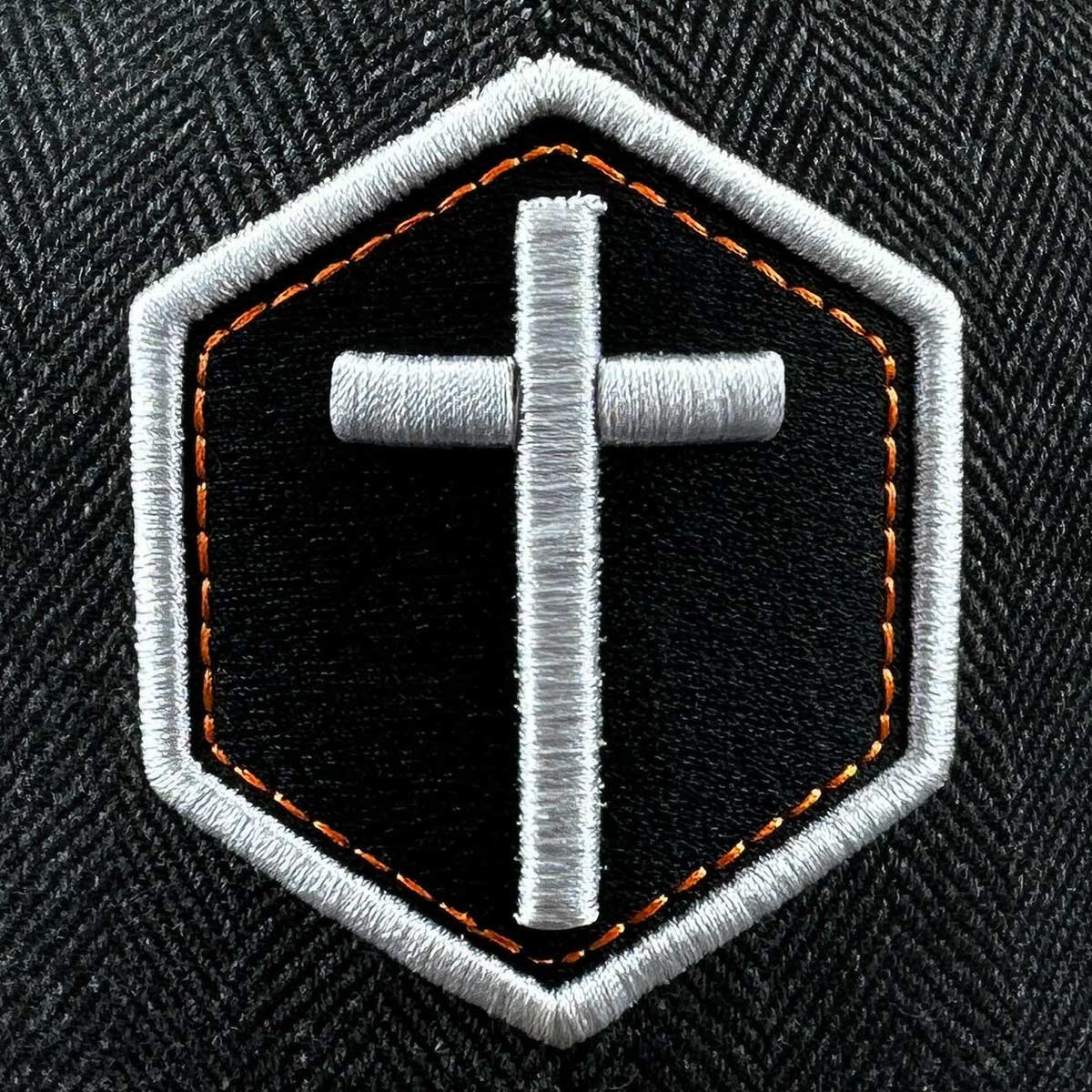 Kerusso Mens Cap Cross: Grey/White