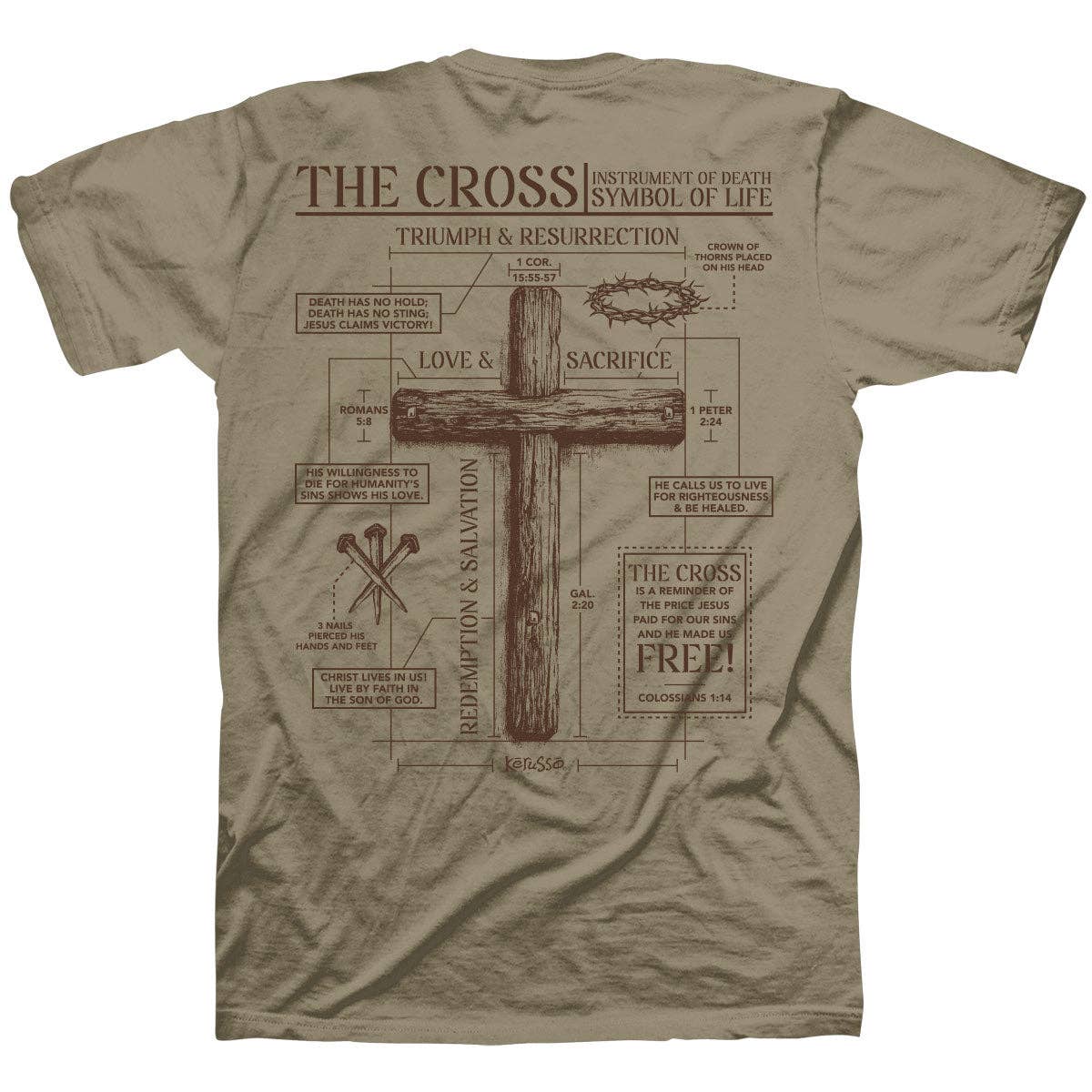 Kerusso Christian T-Shirt The Cross