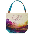 Grace & truth Womens Tote Bag Be Still: Multi-color