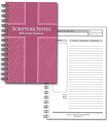 Bible Study Notebook - Rose