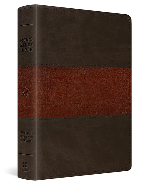 ESV Men's Study Bible (TruTone, Forest/Tan, Trail Design): Holy Bible, English Standard Version cover image