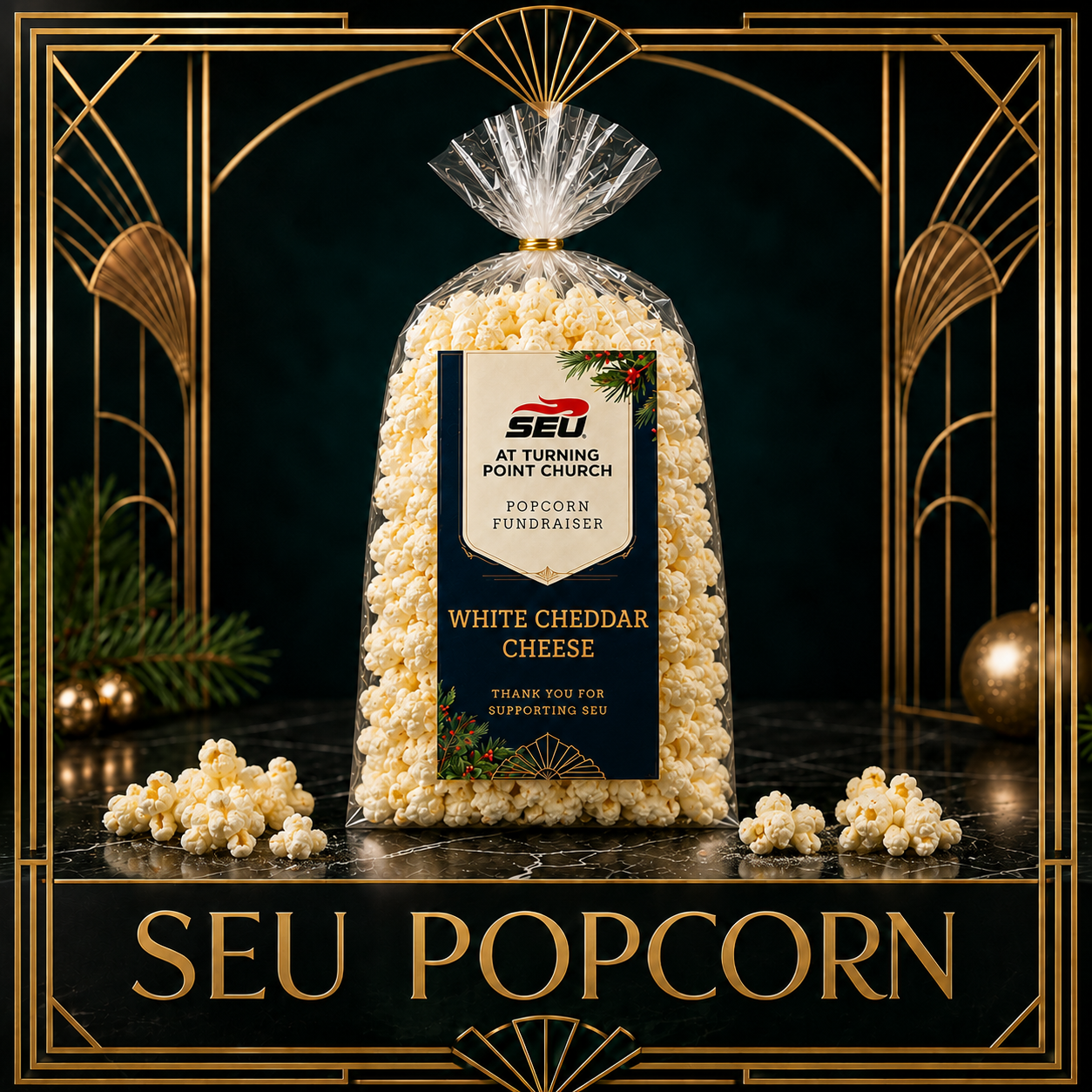 SEU Popcorn - White Cheddar Cheese