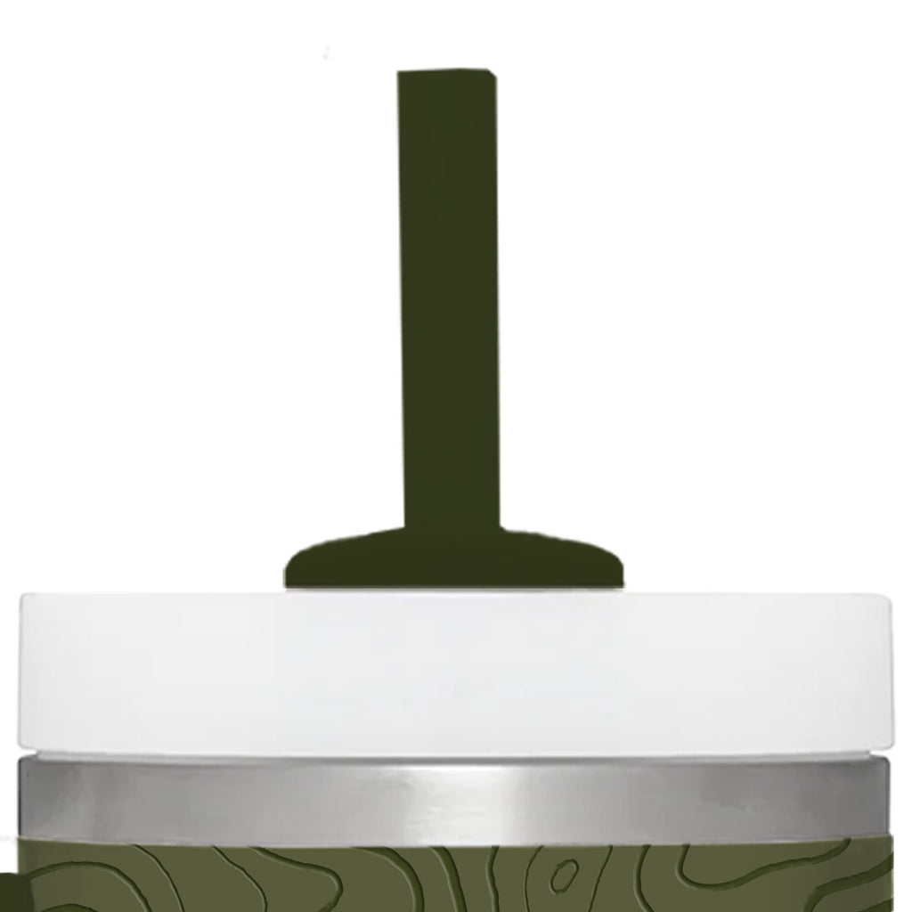 Kerusso 30oz Stainless Steel Mug with Straw The Lord Will Guide You