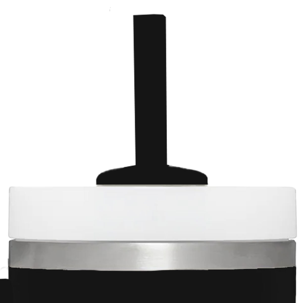 Kerusso Cross, Sword Design Black, Silver Tone 30 Ounce Lidded Stainless Steel Travel Tumbler with Straw, Word of God Quick & Powerful