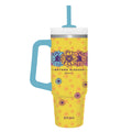 Kerusso 30oz Stainless Steel Mug with Straw Beyond Blessed