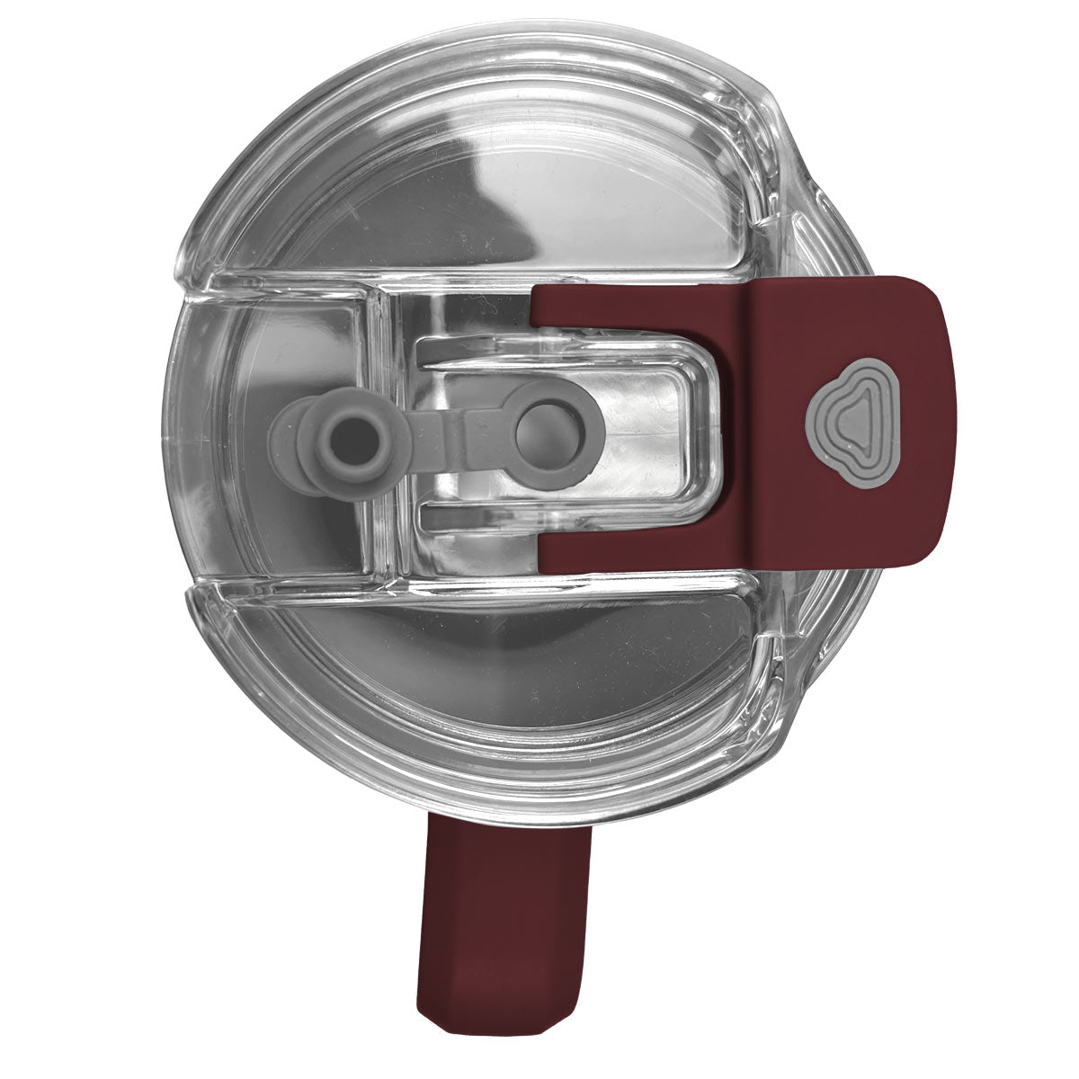 Kerusso King of Kings Red and Silver Tone 40 Ounce Lidded Stain Less Steel Travel Tumbler with Straw, Lion of Judah