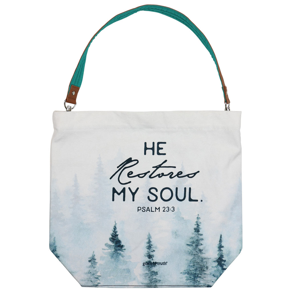 grace & truth Tote Bag - He Restores