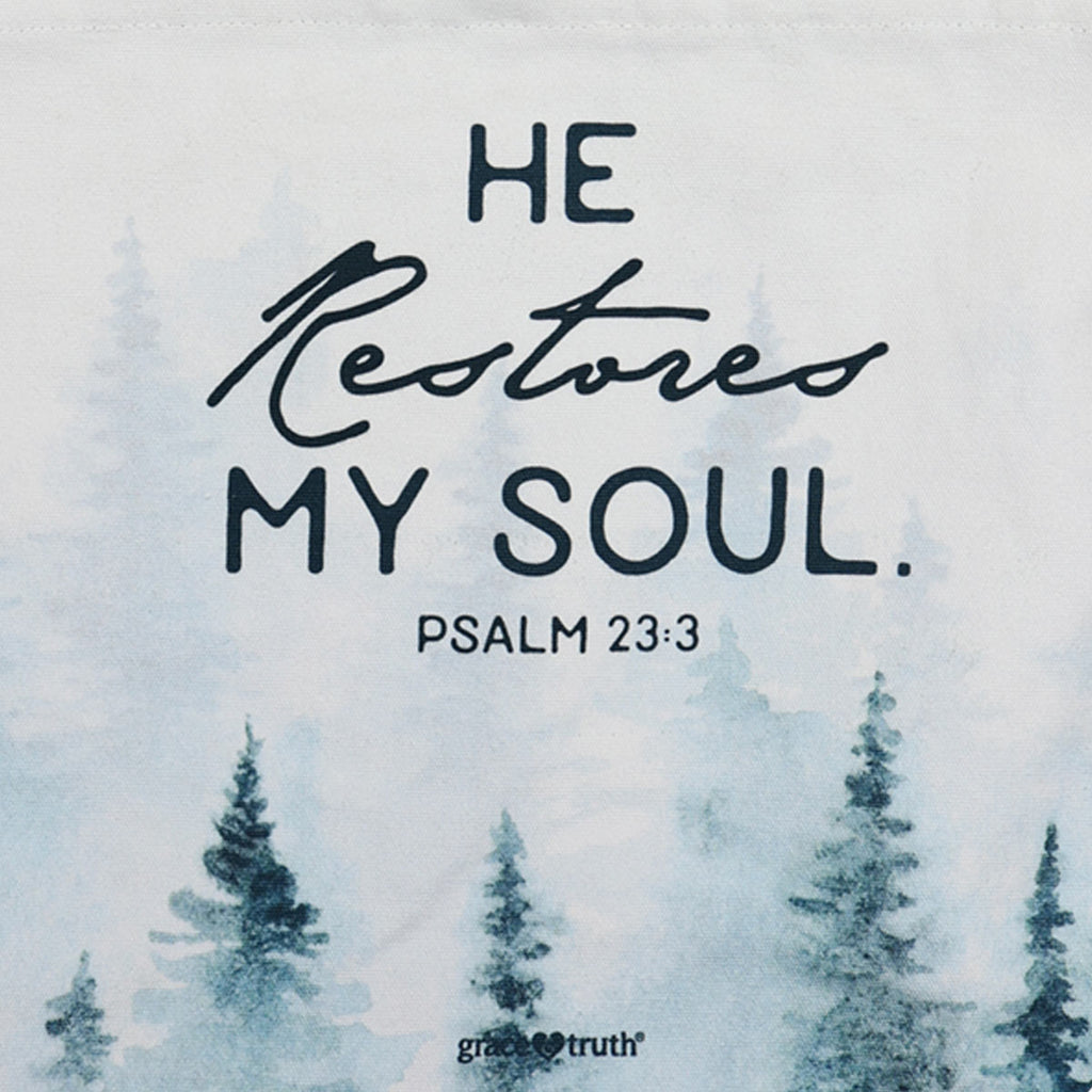 grace & truth Tote Bag - He Restores