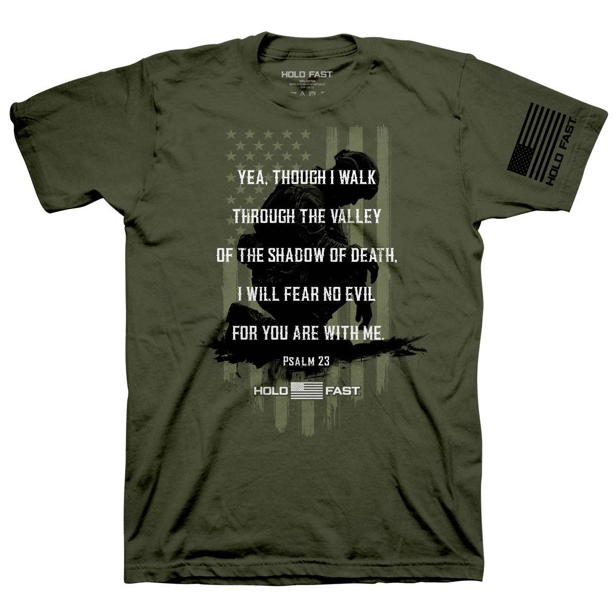 HOLD FAST Mens T-Shirt Psalm 23