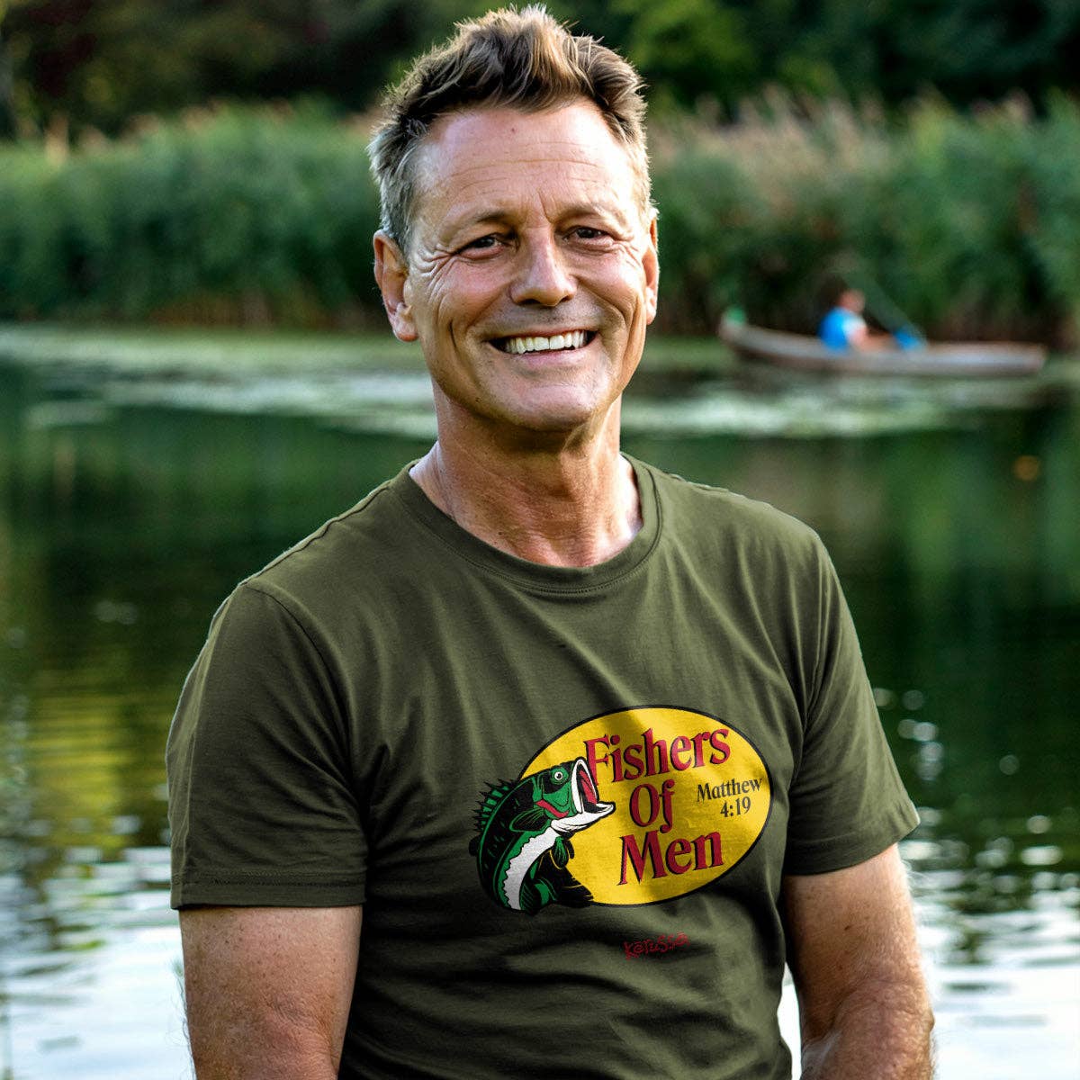 Kerusso Mens T-Shirt Fishers Of Men